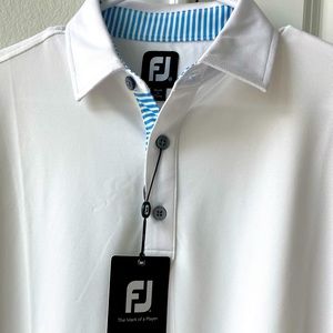 Foot joy golf polo medium white Ferrari carano